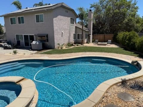 Stunning Backyard Pool Remodel and Landscaping