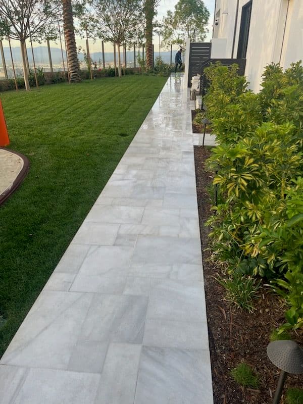 Project Elegant Marble Pathways and Garden Oasis image